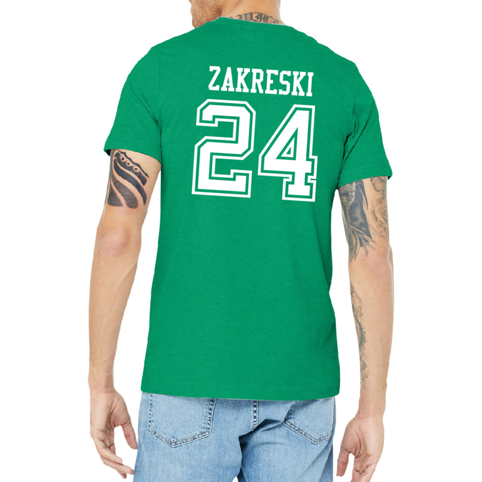 AHUNDYP #24 Josh Zakreski   North Dakota Hockey Sport Adult Tee