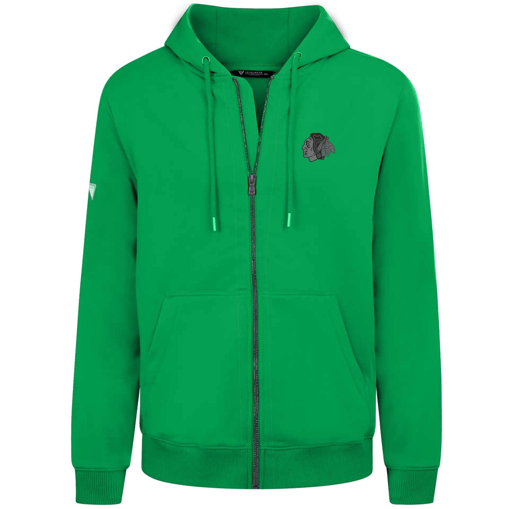 Level Wear Full Zip Podium 1980's Hockey Hood