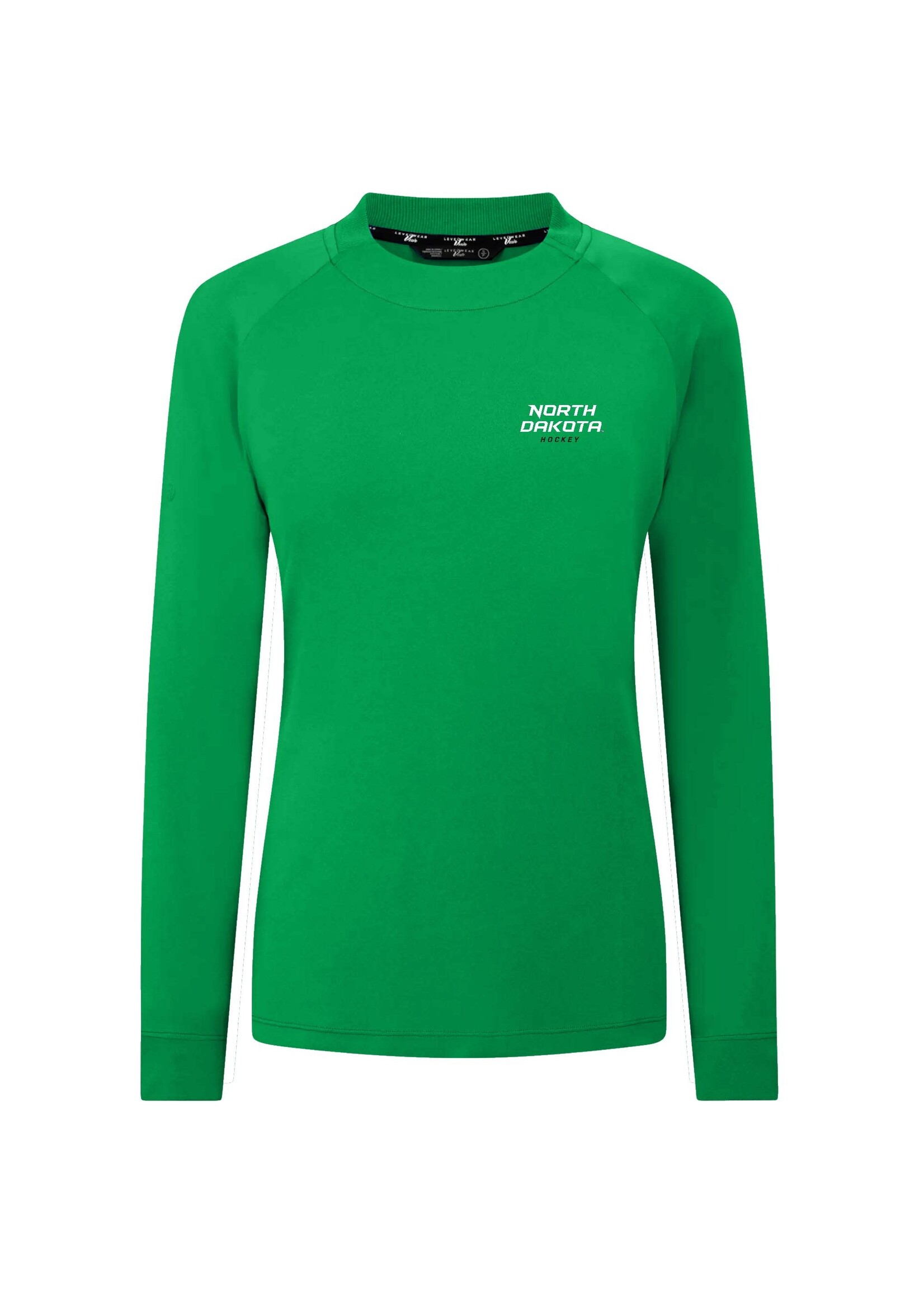 Level Wear Slender North Dakota Hockey Crew