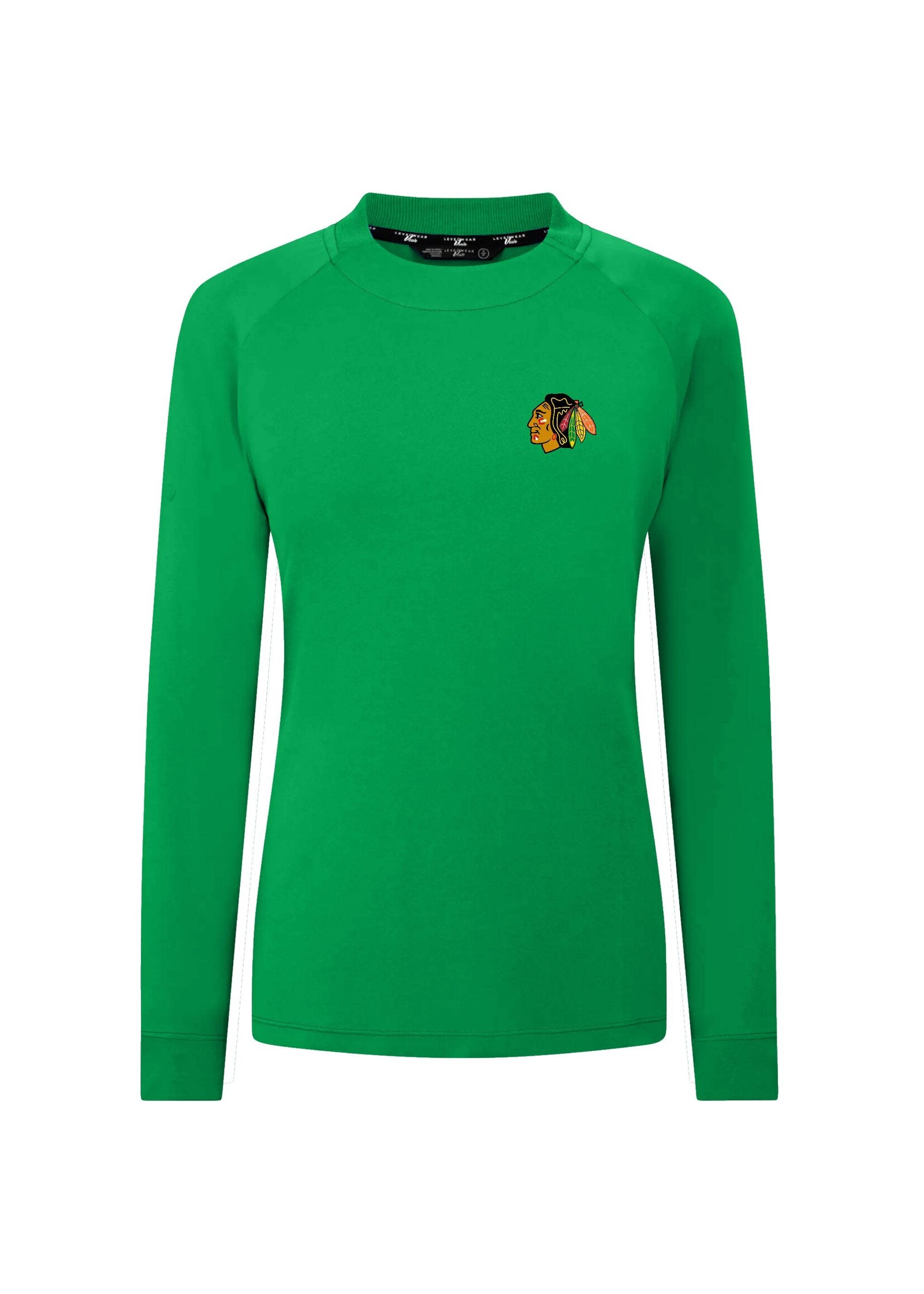 Level Wear Slender 1980's Hockey Crew