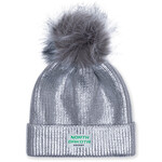 ZooZatZ Girls Metallic Beanie