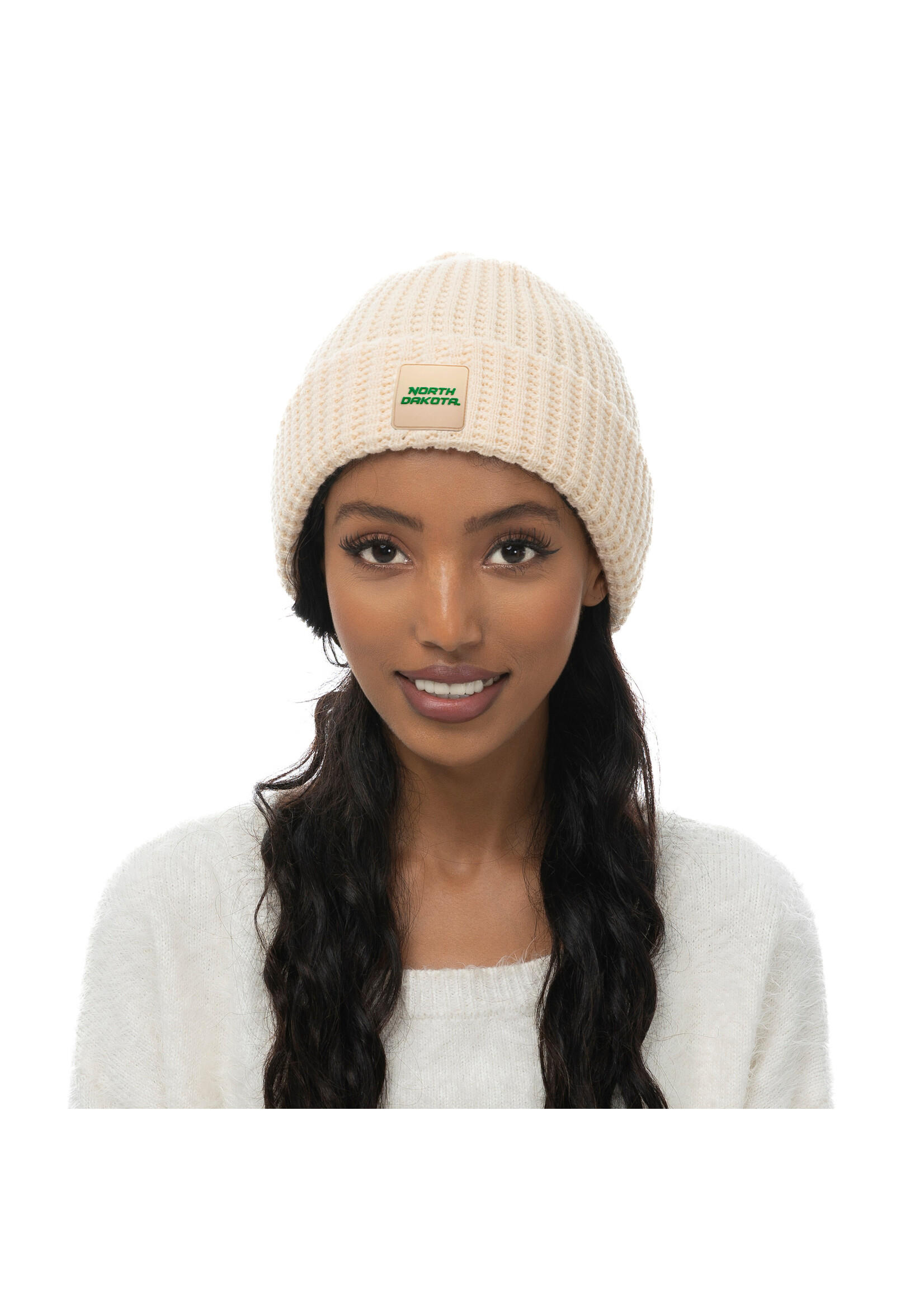 ZooZatZ Waffle Knit Beanie - Sand
