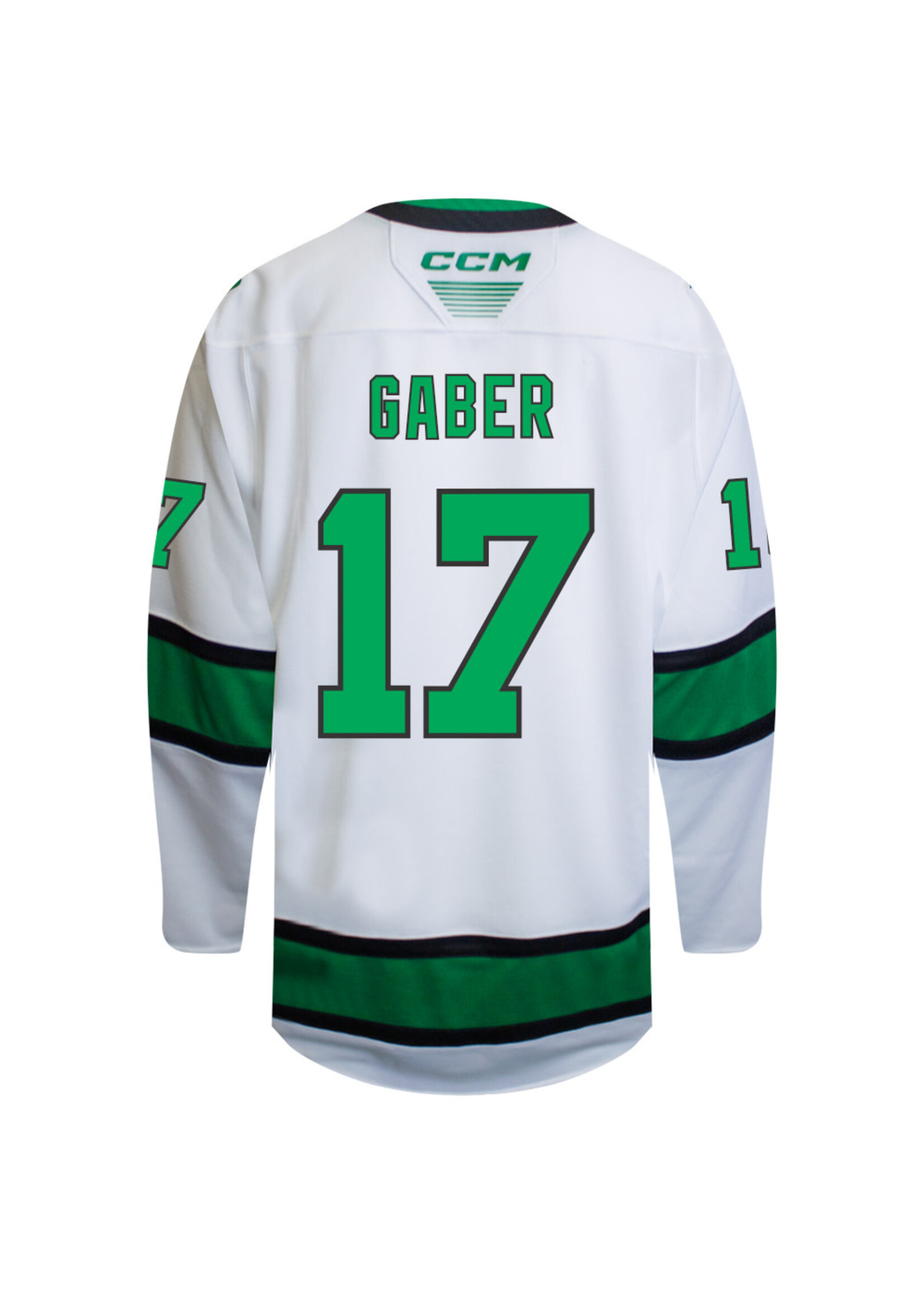 CCM Hockey #17 Riese Gaber CCM Authentic Game Jersey