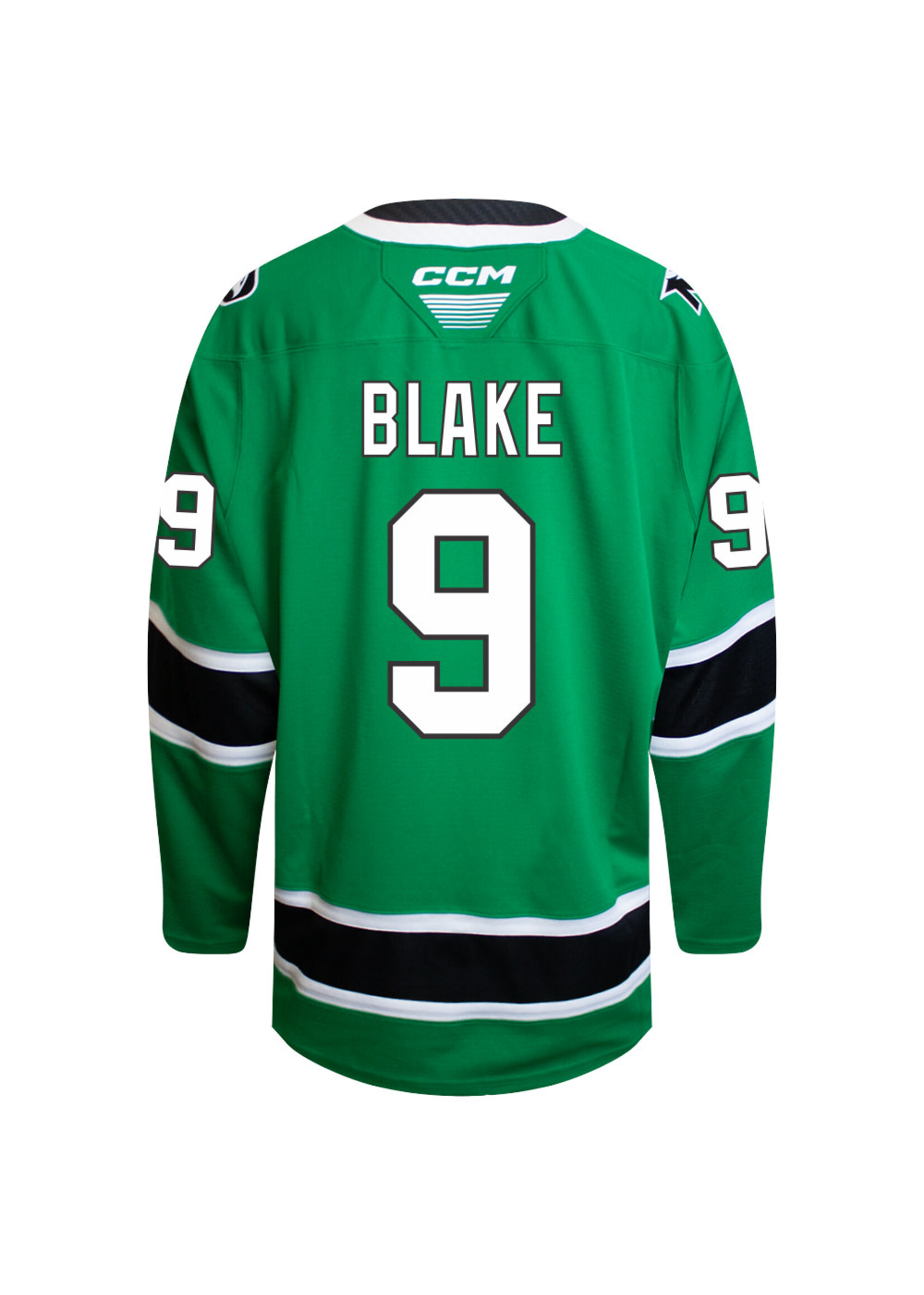 CCM Hockey #9 Jackson Blake CCM Authentic Game Jersey