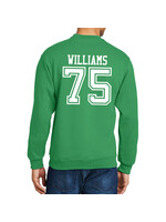 AHUNDYP #75 Alton Williams North Dakota Football Sport Adult Crew