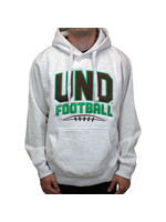 Artisans UND Football Leather Applique Hood