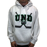 Artisans UND Hockey Leather Applique Hood