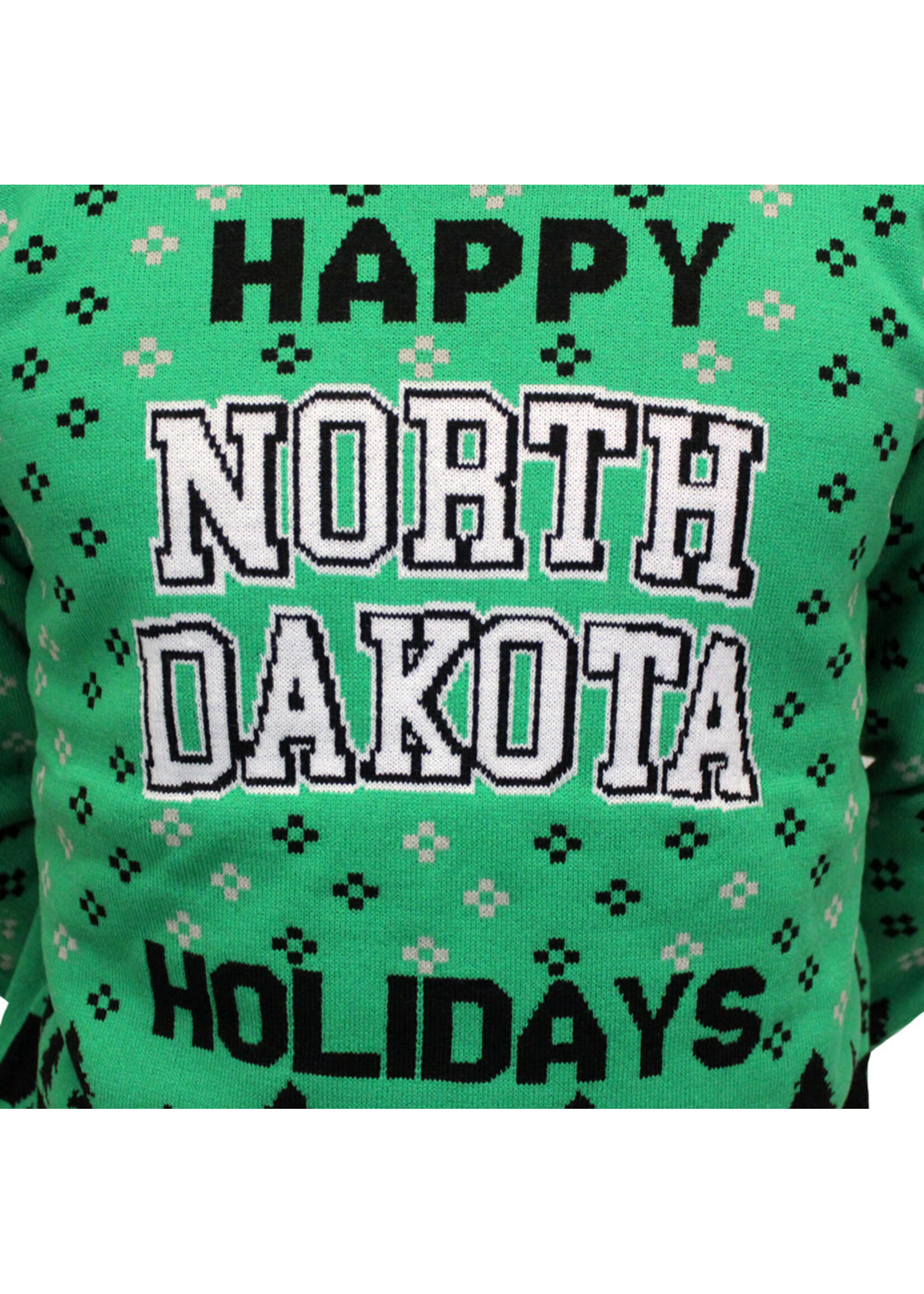 Bardown Hockey Happy NORTH DAKOTA Holidays Sweater