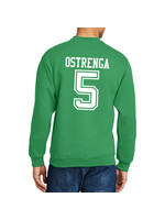 AHUNDYP #5 Sam Ostrenga North Dakota Football Sport Adult Crew AHUNDYP #5 Sam Ostrenga North Dakota Football Sport Adult Crew