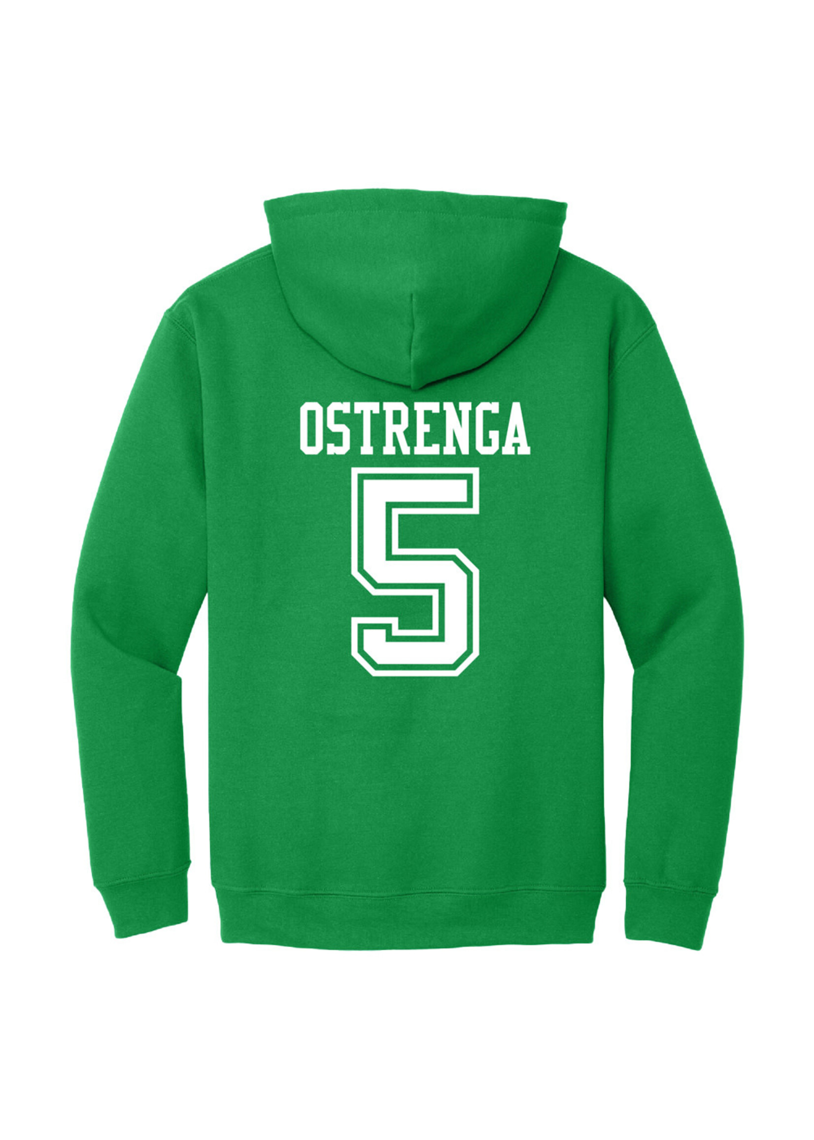 AHUNDYP #5 Sam Ostrenga North Dakota Football Sport Adult Hood