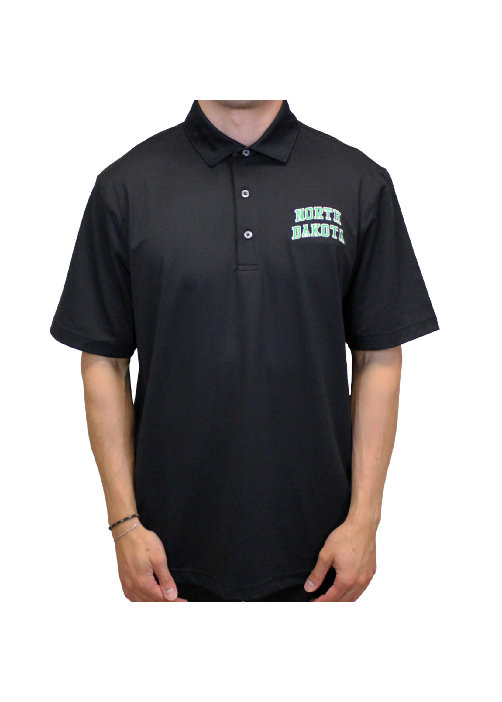 Yak Sports Stacked Yak North Dakota Polo