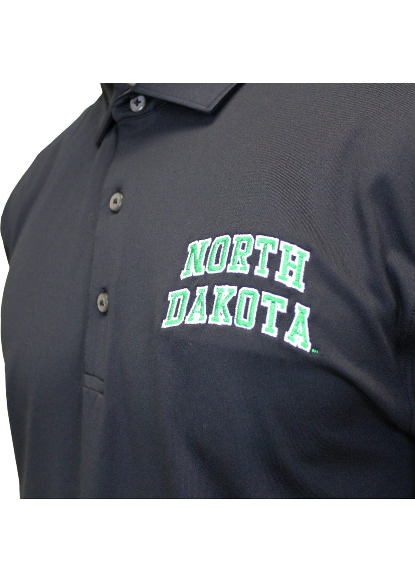 Yak Sports Stacked Yak North Dakota Polo