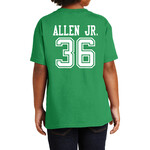 AHUNDYP #36 Pierre Allen Jr. North Dakota Football Sport Youth Tee