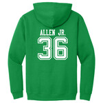 AHUNDYP #36 Pierre Allen Jr. North Dakota Football Sport Adult Hood