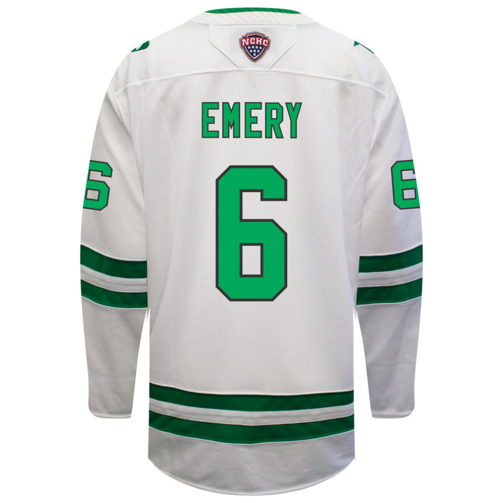 CCM Hockey #6 E.J. Emery CCM Authentic Game Jersey