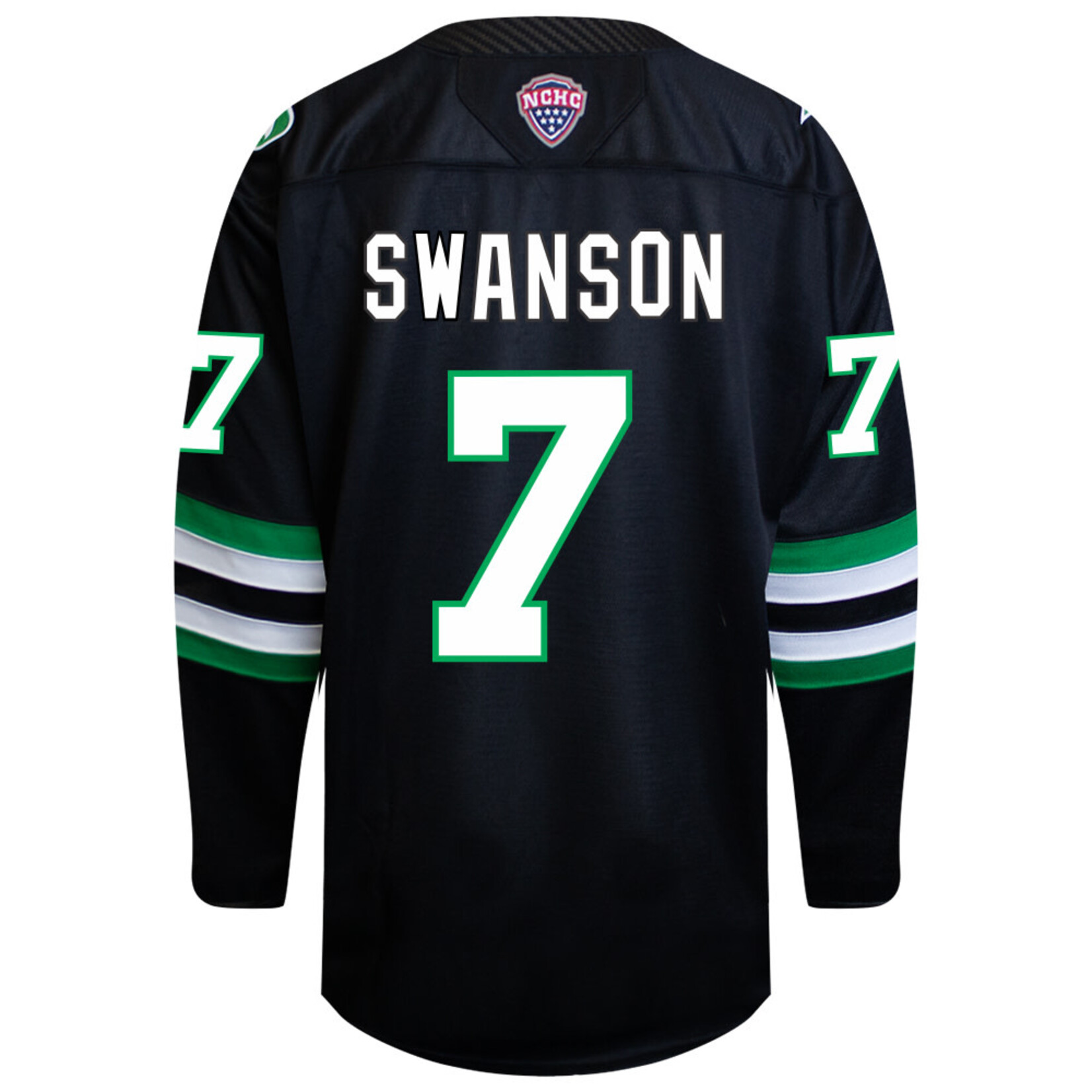 CCM Hockey #7 Mac Swanson CCM Authentic Game Jersey