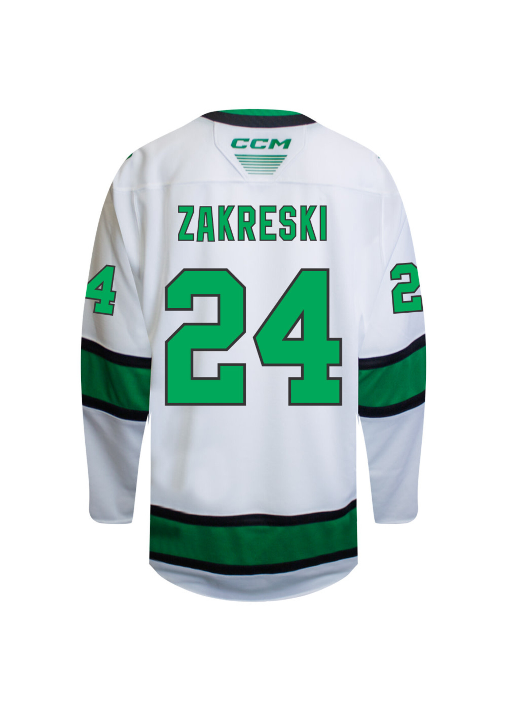 CCM Hockey #24 Josh Zakreski   CCM Hockey Youth Jersey