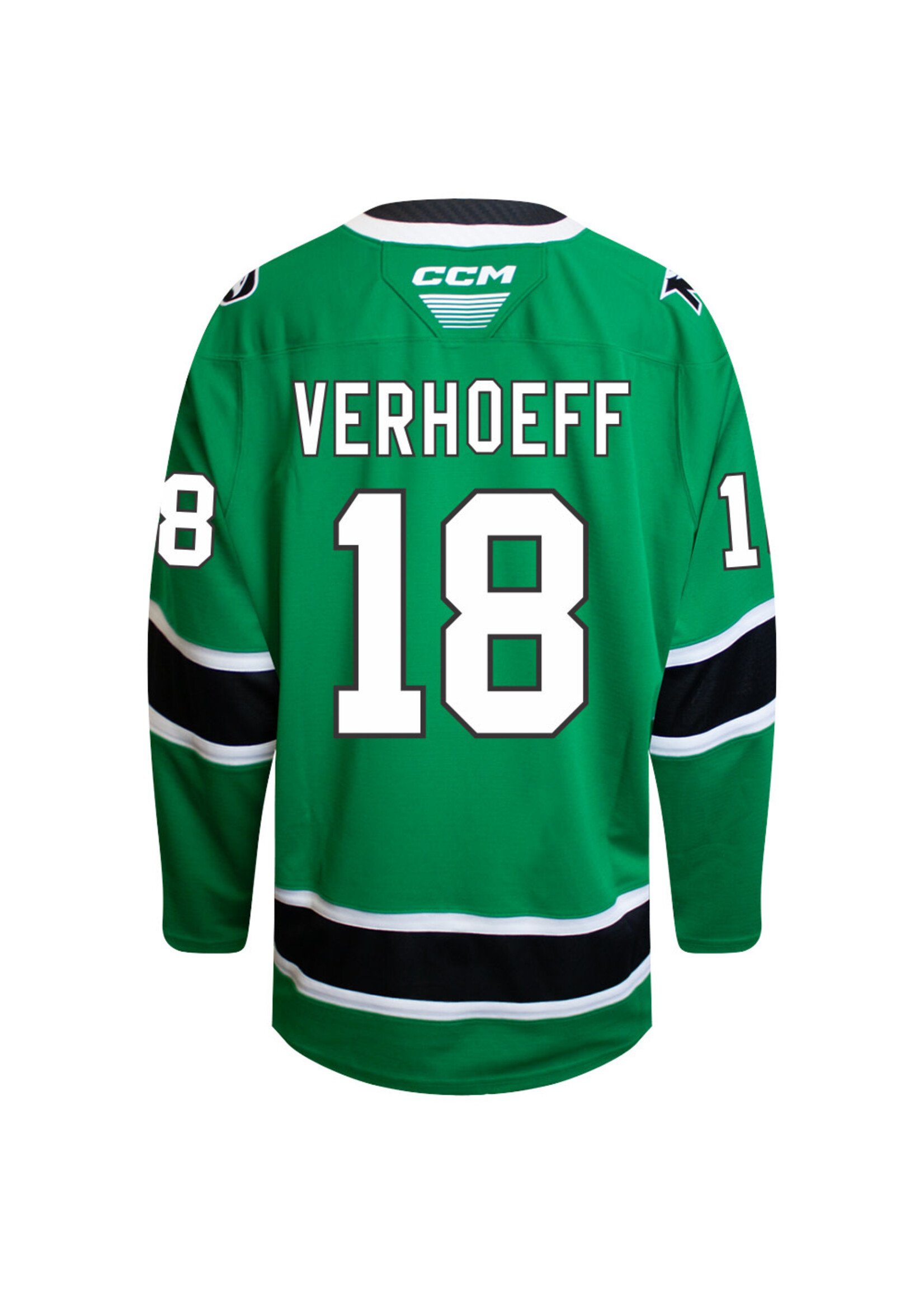 CCM Hockey #18 Keaton Verhoeff CCM Hockey Replica Jersey