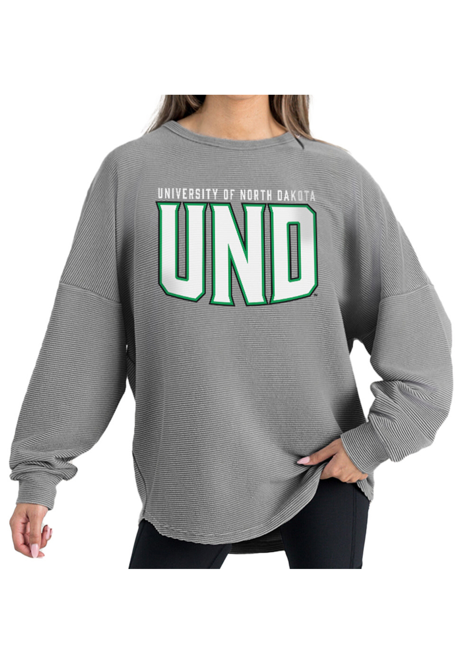 Gameday Couture Vital Style Ladies Corded Crew