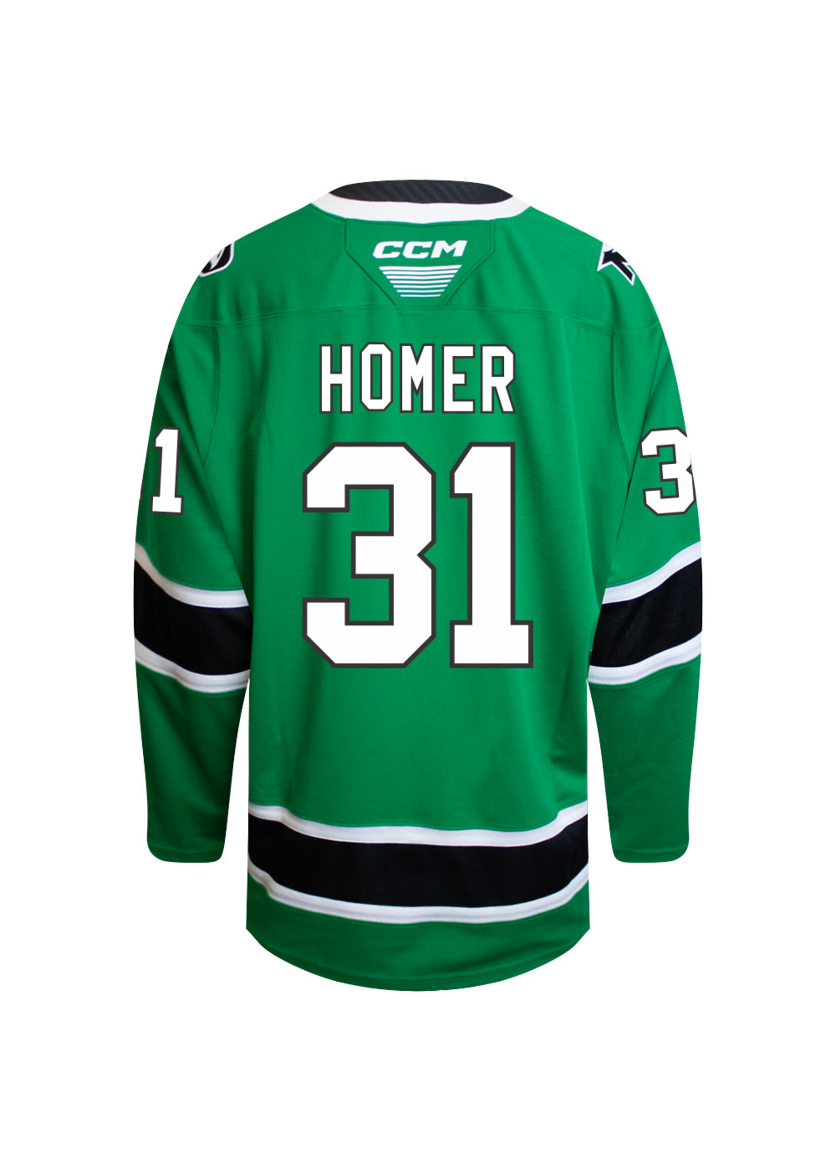 CCM Hockey #31 Gibson Homer  CCM Authentic Game Jersey