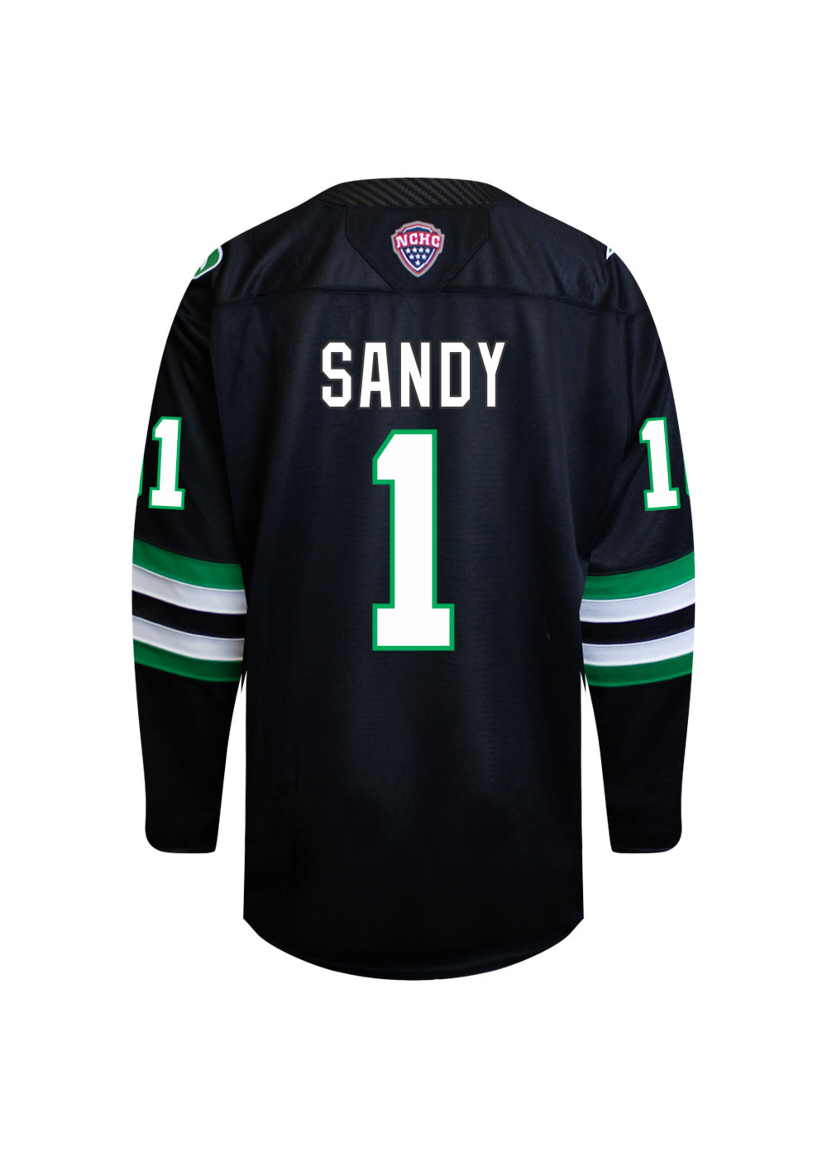 CCM Hockey #1 Zach Sandy CCM Hockey Replica Jersey