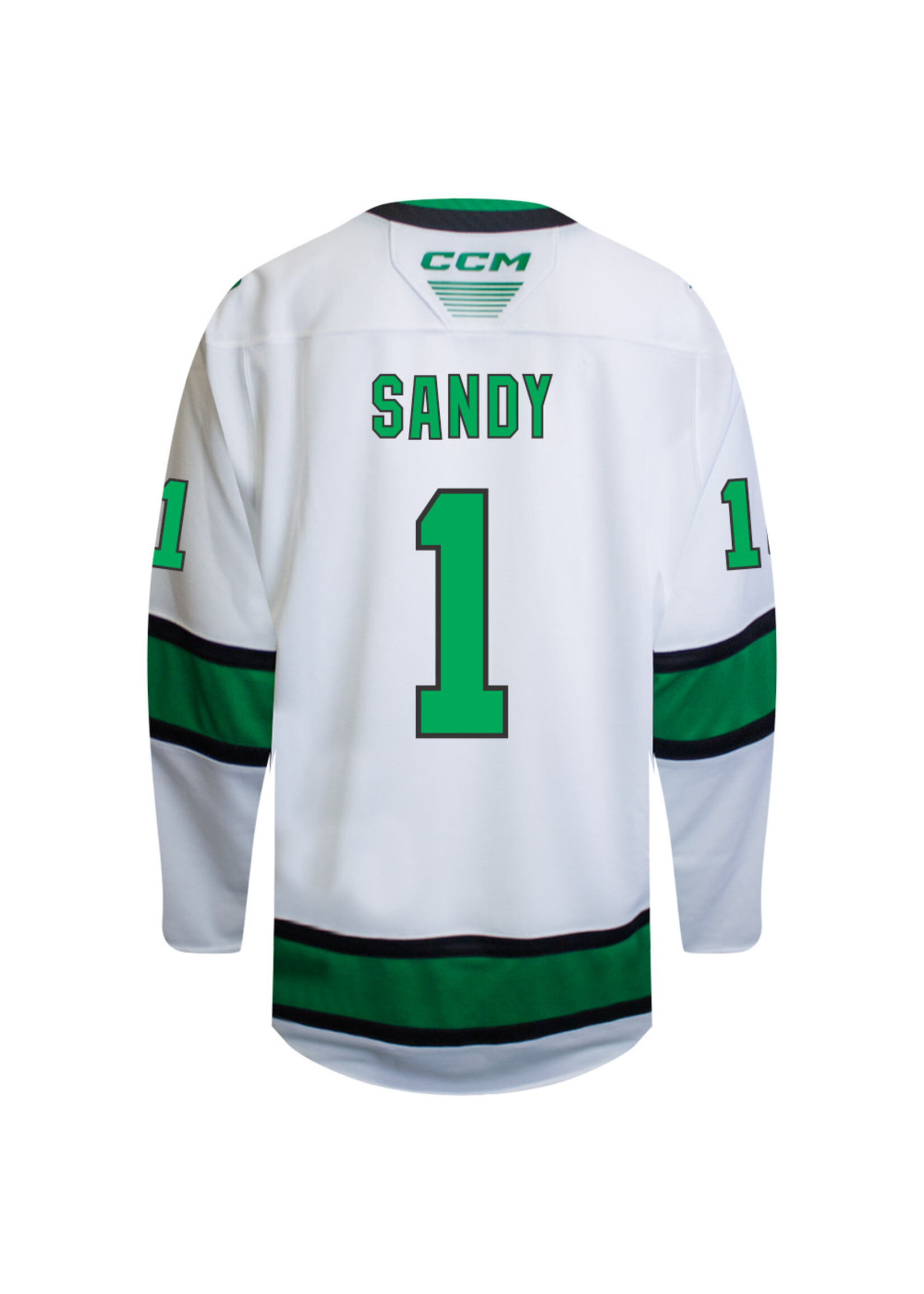 CCM Hockey #1 Zach Sandy CCM Hockey Youth Jersey