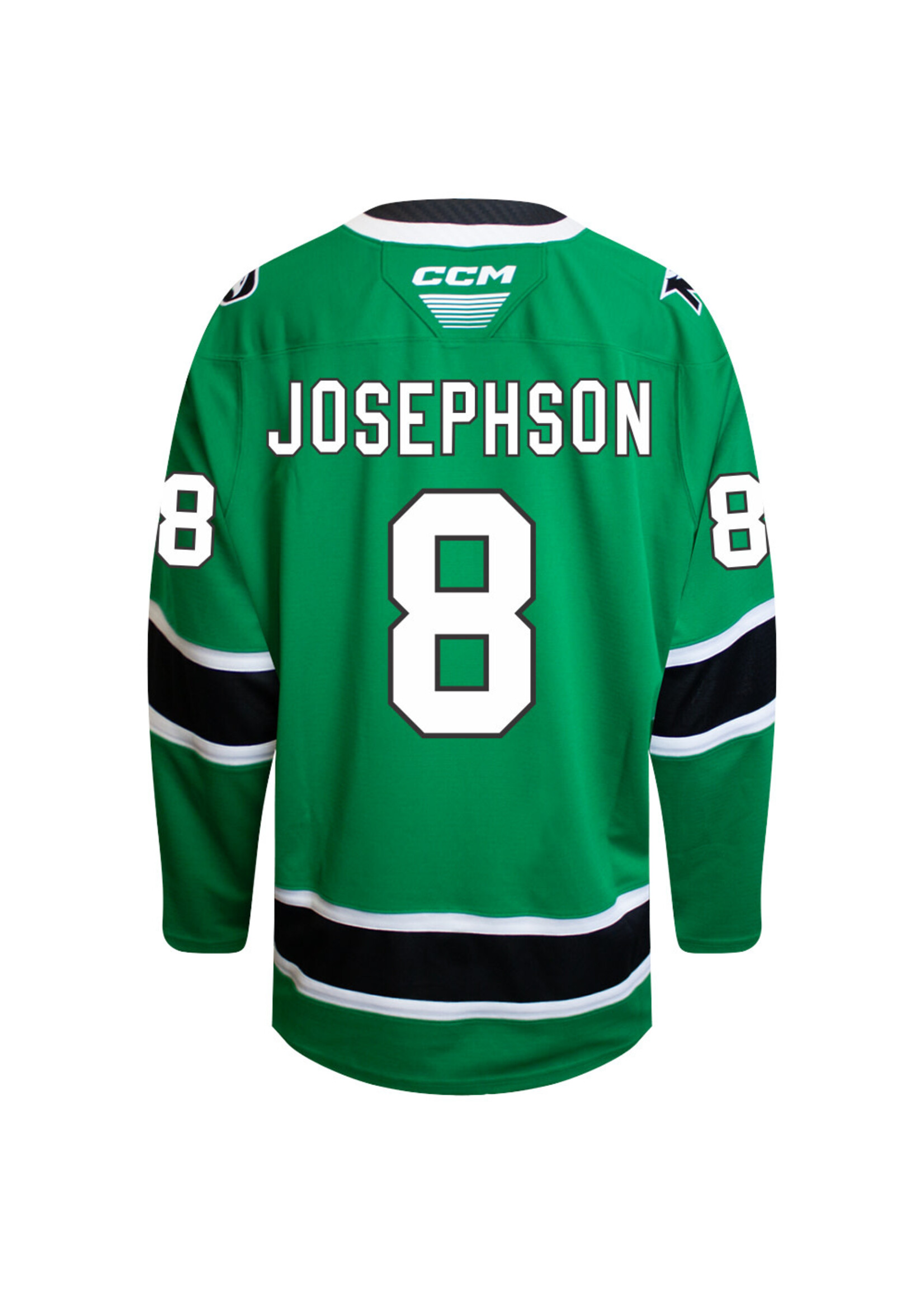 CCM Hockey #8 Ollie Josephson CCM Hockey Replica Jersey