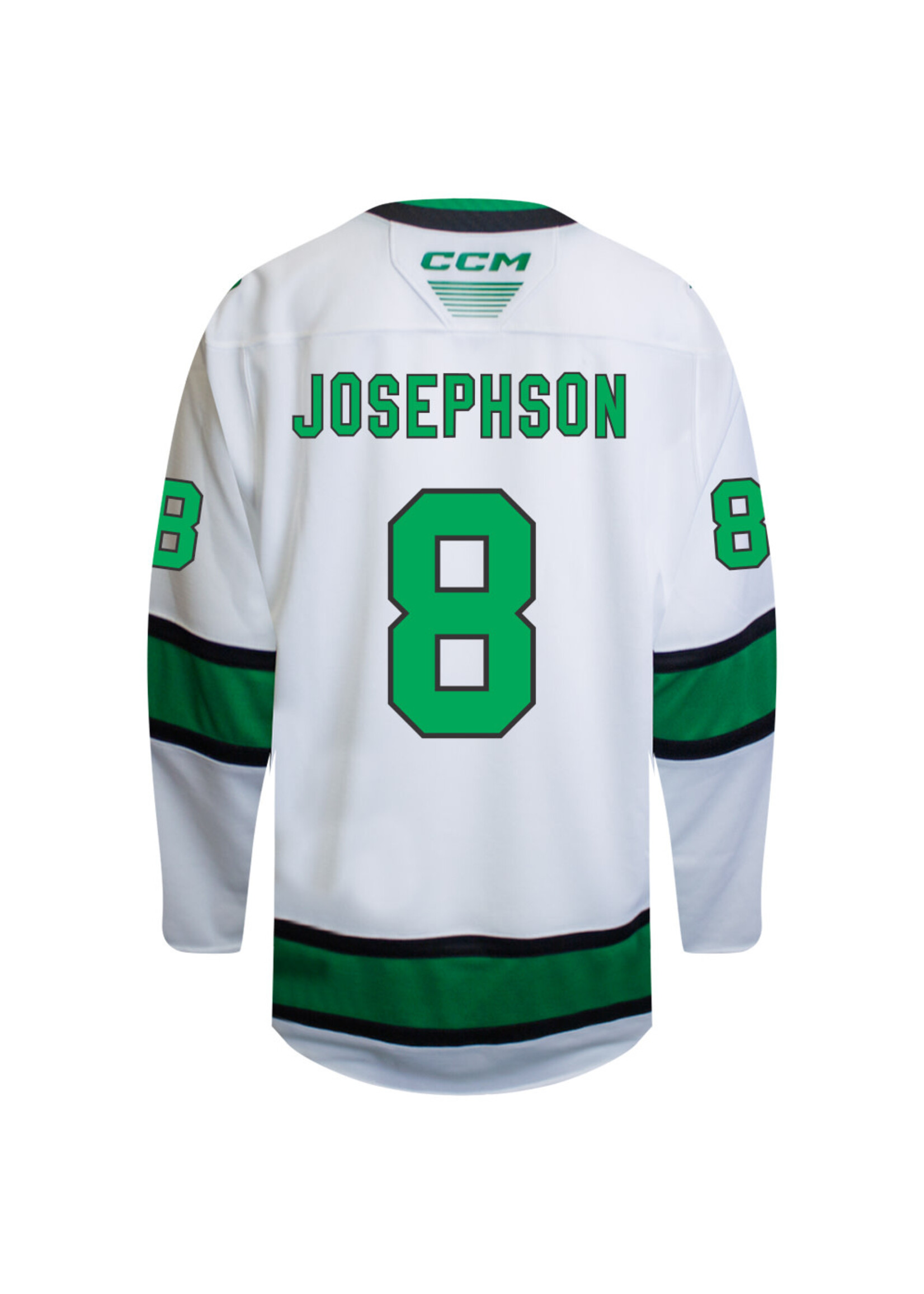 CCM Hockey #8 Ollie Josephson CCM Hockey Youth Jersey