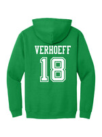 AHUNDYP #18 Keaton Verhoeff North Dakota Hockey Sport Youth Hood