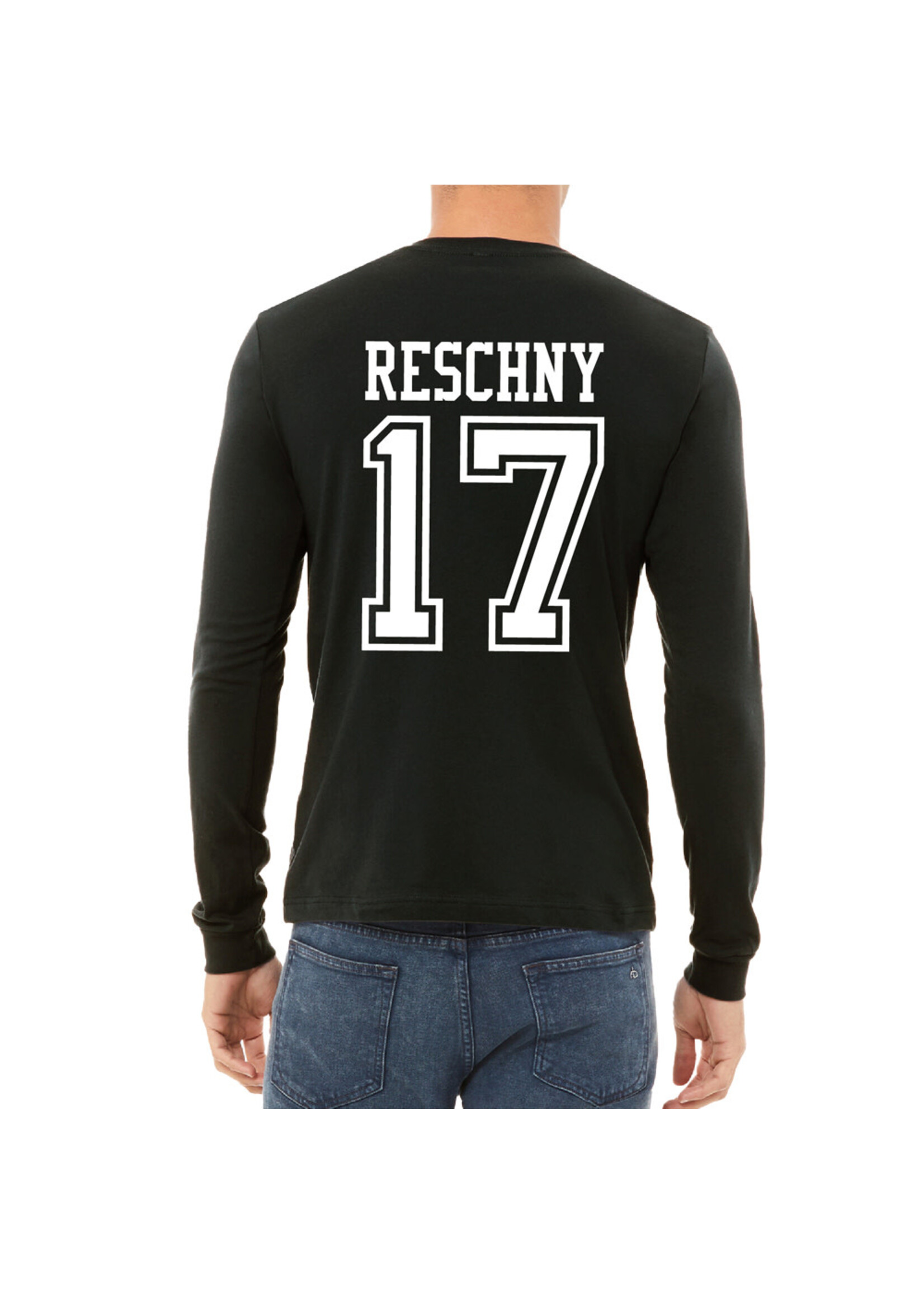 AHUNDYP #17 Cole Reschny North Dakota Hockey Sport Adult Long Sleeve