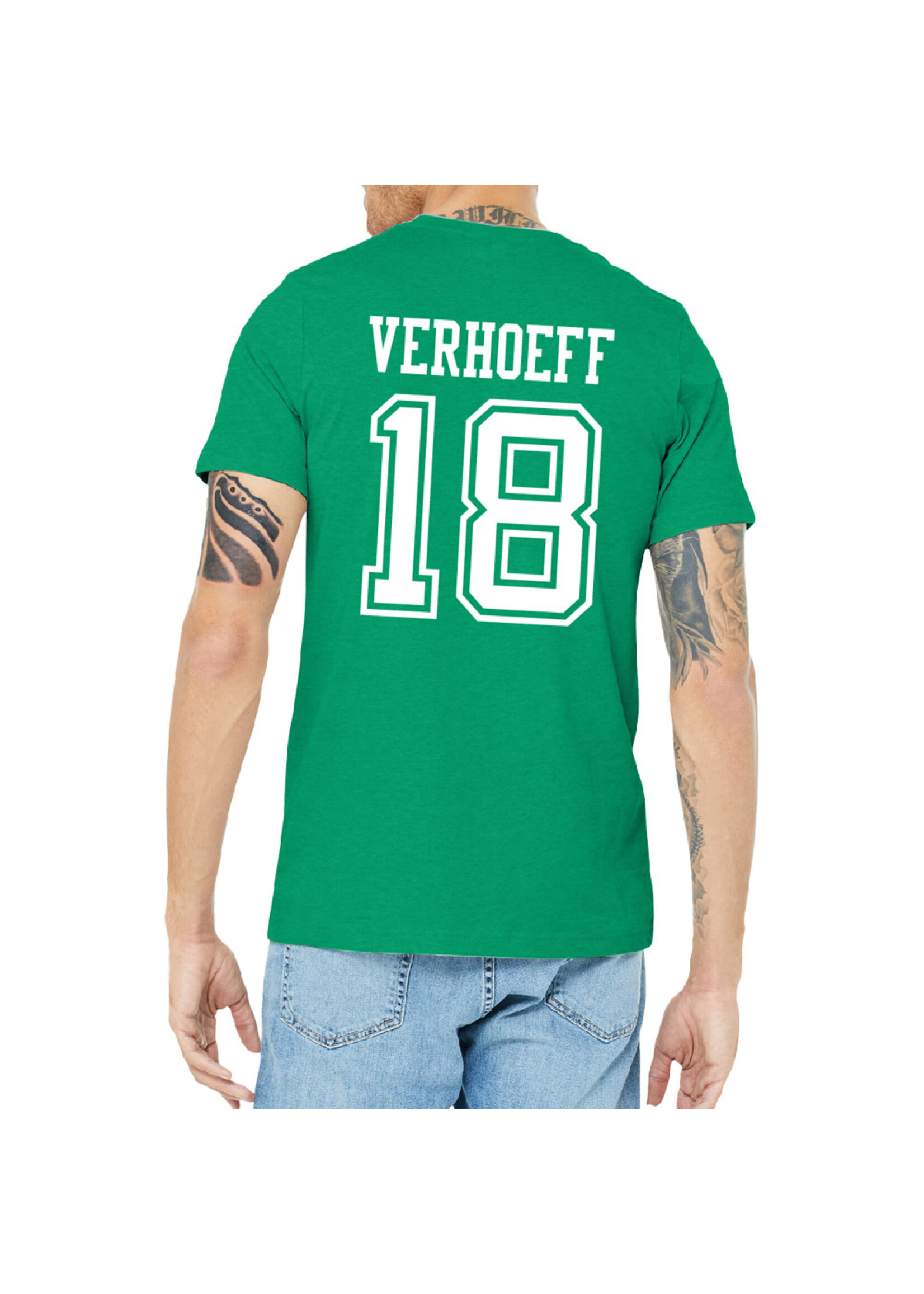 AHUNDYP #18 Keaton Verhoeff North Dakota Hockey Sport Adult Tee
