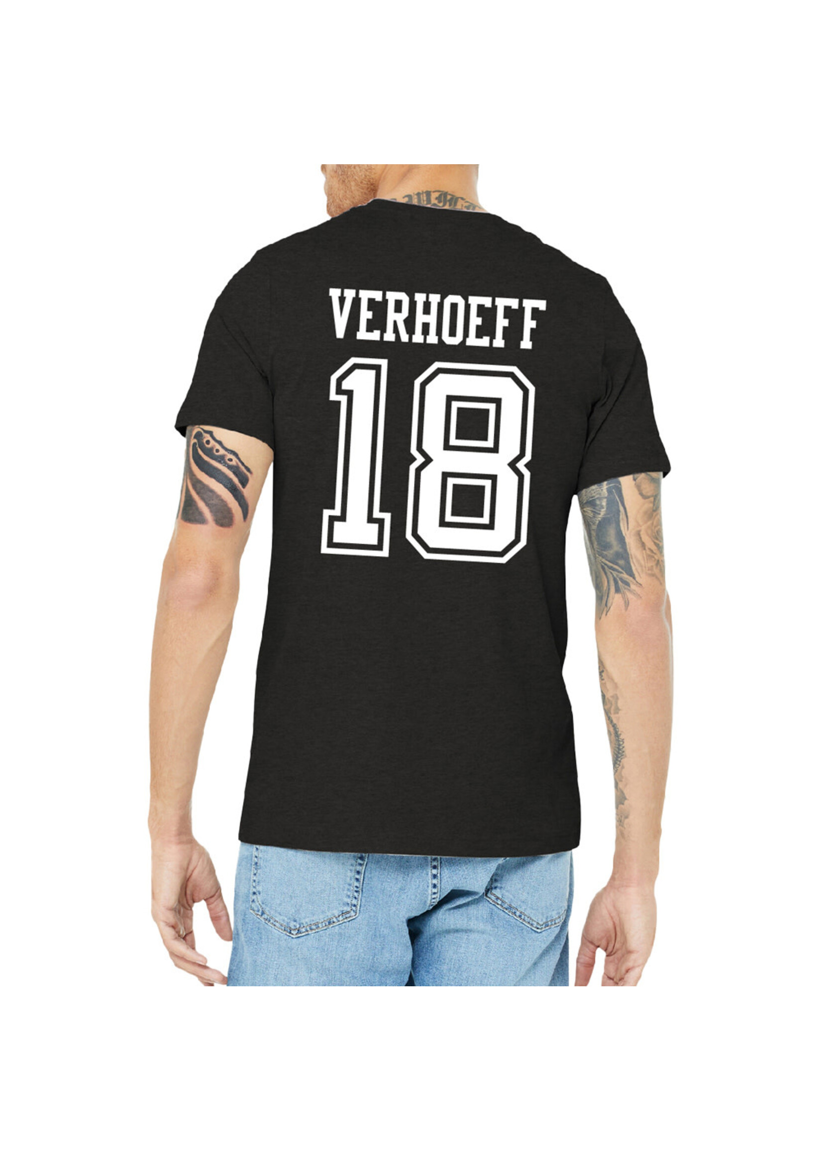 AHUNDYP #18 Keaton Verhoeff North Dakota Hockey Sport Adult Tee