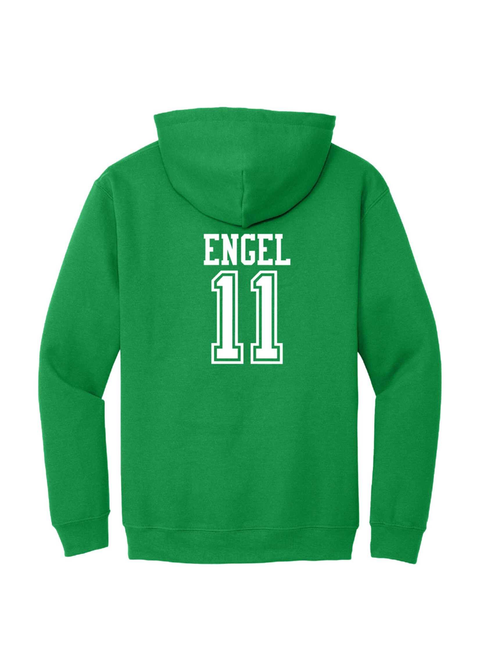AHUNDYP #11 Ian Engel North Dakota Hockey Sport Youth Hood