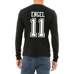 AHUNDYP #11 Ian Engel North Dakota Hockey Sport Adult Long Sleeve