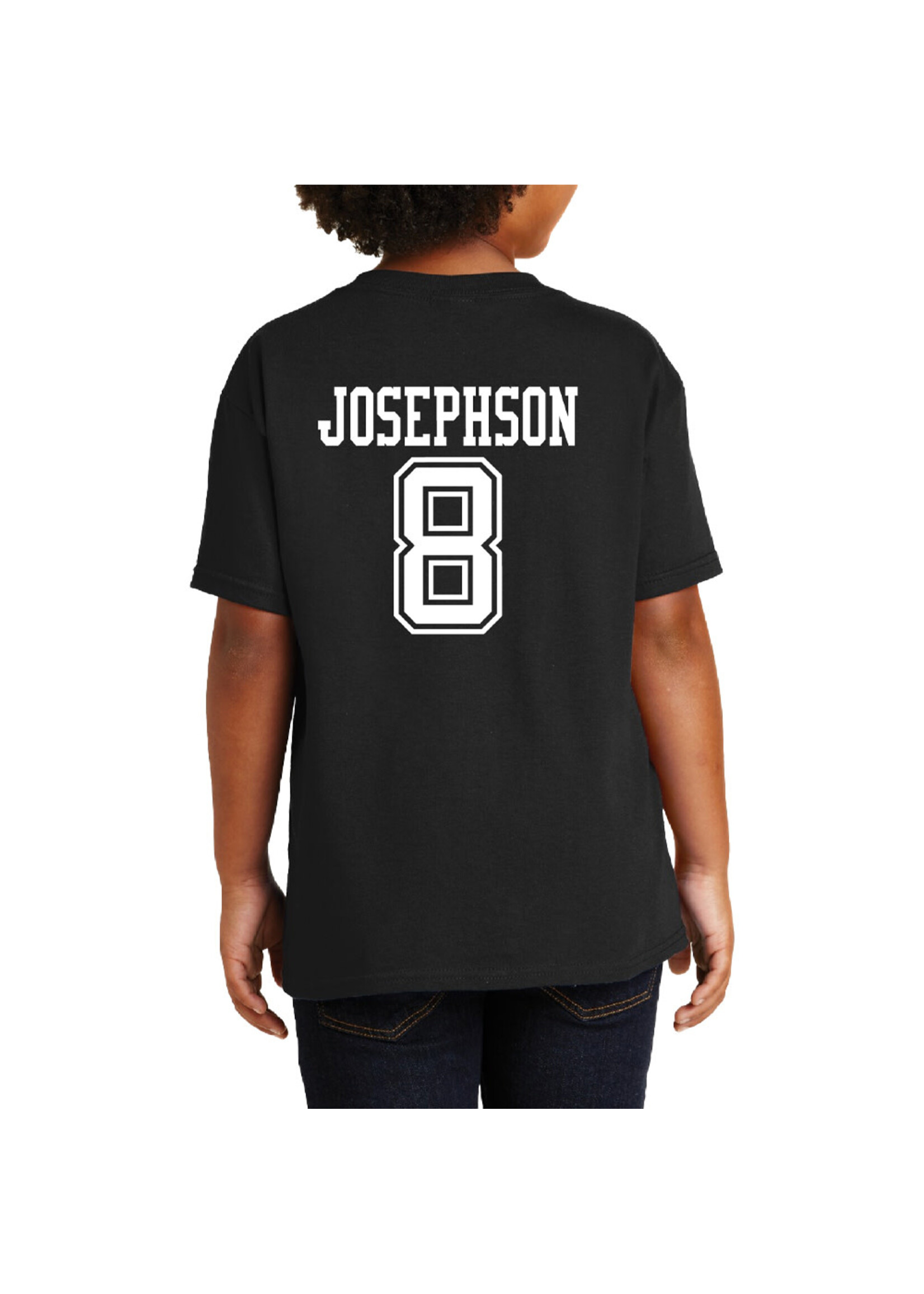 AHUNDYP #8 Ollie Josephson North Dakota Hockey Sport Youth Tee