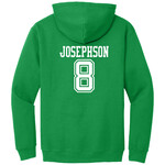 AHUNDYP #8 Ollie Josephson North Dakota Hockey Sport Youth Hood