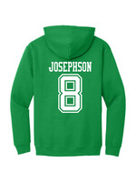AHUNDYP #8 Ollie Josephson North Dakota Hockey Sport Adult Hood