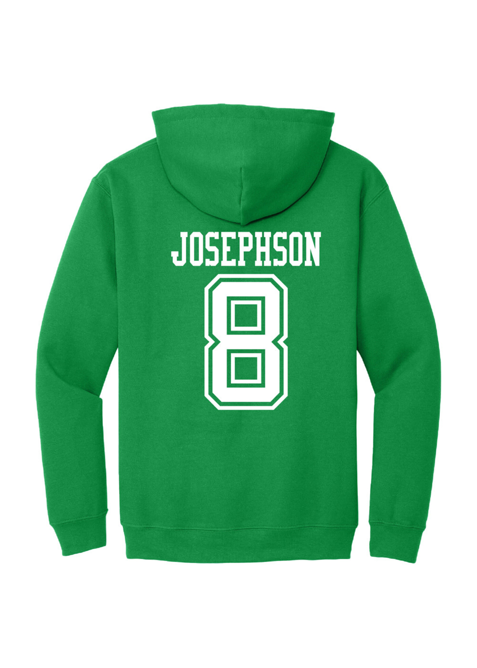 AHUNDYP #8 Ollie Josephson North Dakota Hockey Sport Adult Hood