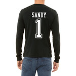 AHUNDYP #1 Zach Sandy North Dakota Hockey Sport Adult Long Sleeve
