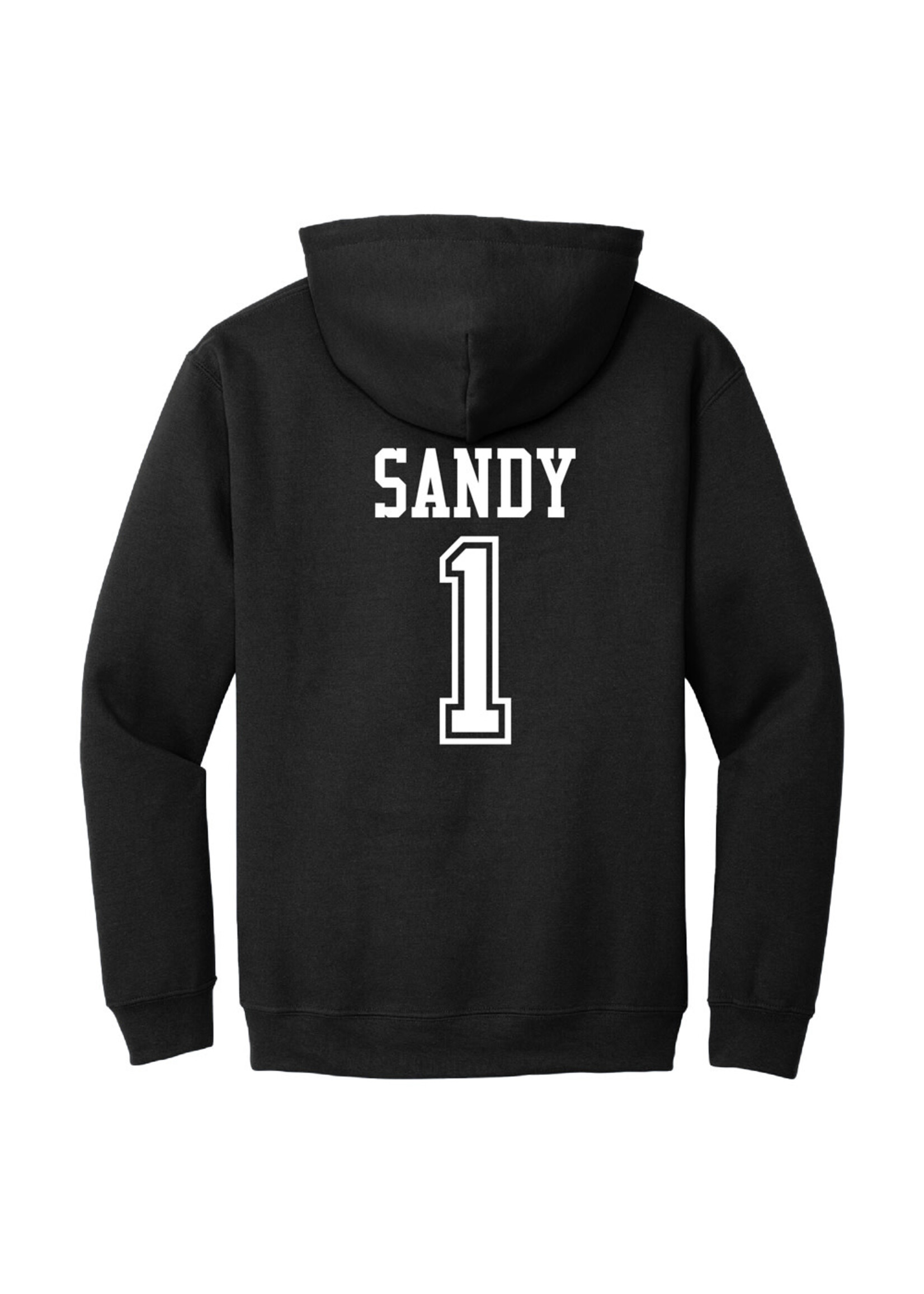 AHUNDYP #1 Zach Sandy North Dakota Hockey Sport Youth Hood