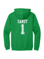 AHUNDYP #1 Zach Sandy North Dakota Hockey Sport Youth Hood