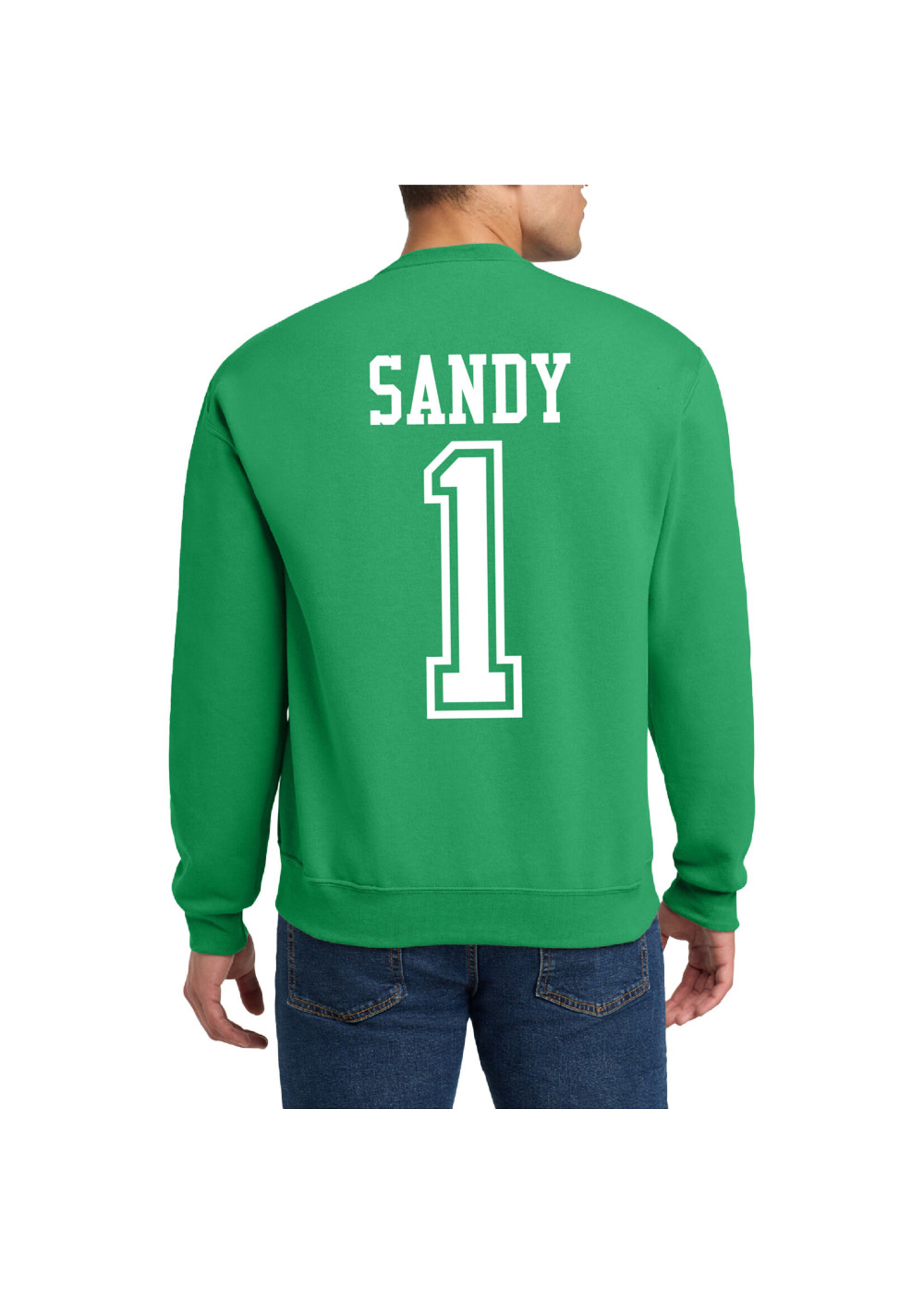 AHUNDYP #1 Zach Sandy North Dakota Hockey Sport Adult Crew
