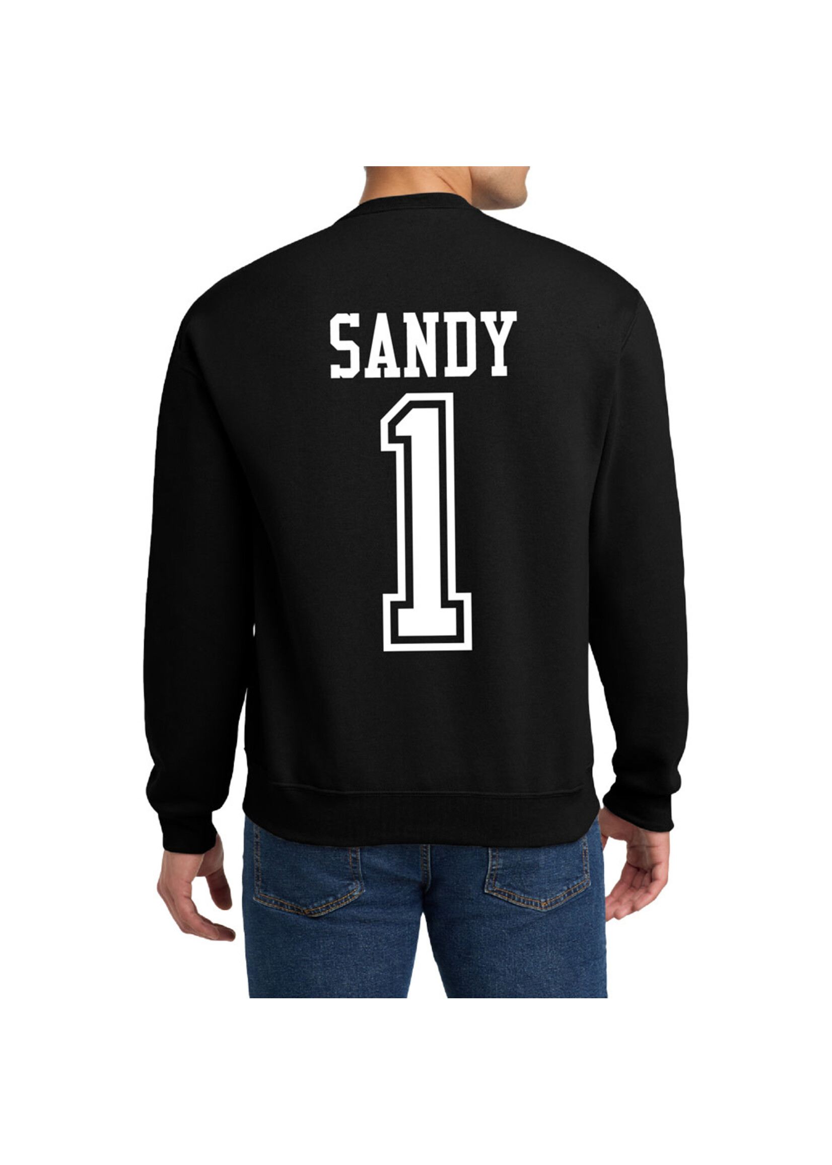AHUNDYP #1 Zach Sandy North Dakota Hockey Sport Adult Crew