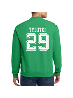AHUNDYP #29 Grant Tylutki North Dakota Football Sport Adult Crew