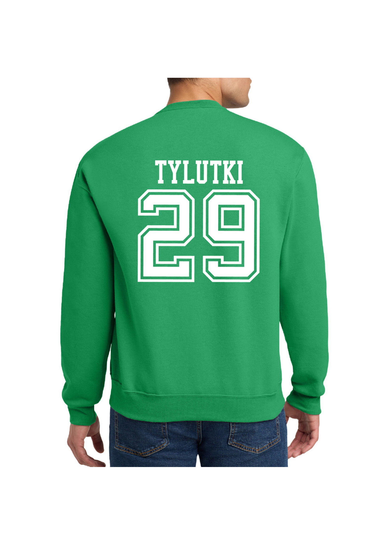 AHUNDYP #29 Grant Tylutki North Dakota Football Sport Adult Crew