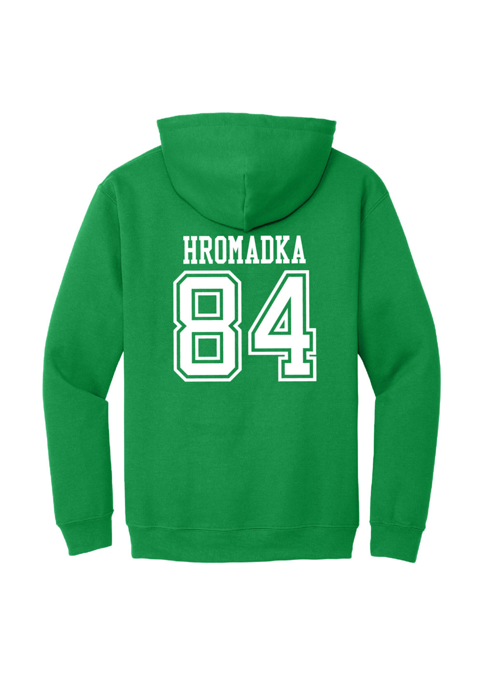 AHUNDYP Nathan Hromadka #84 North Dakota Football Sport Adult Hood