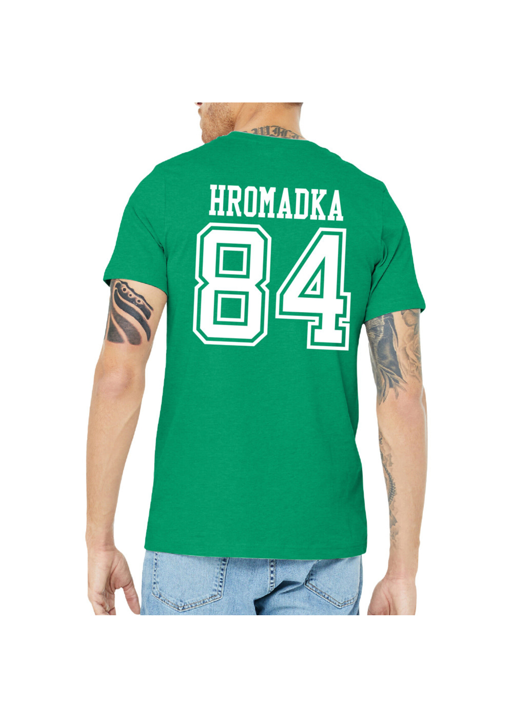 AHUNDYP #84 Nathan Hromadka North Dakota Football Sport Adult Tee