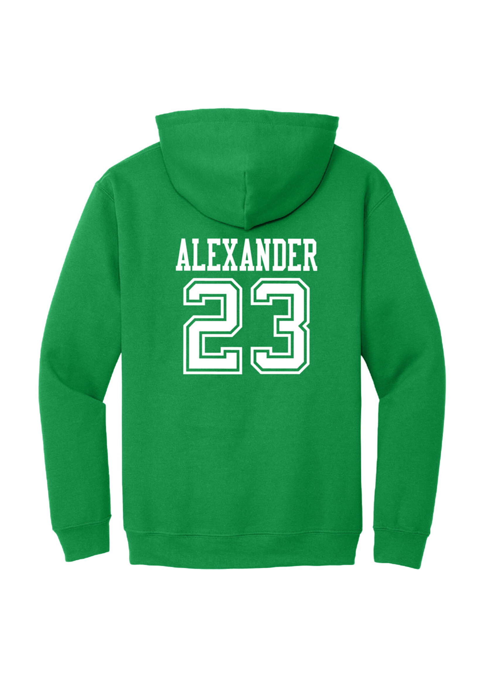 AHUNDYP #23 Makenna Alexander North Dakota Softball Sport Youth Hood