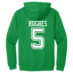 AHUNDYP #5 Mackenzie Hughes North Dakota Basketball Sport Adult Hood