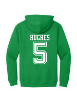 AHUNDYP #5 Mackenzie Hughes North Dakota Basketball Sport Adult Hood